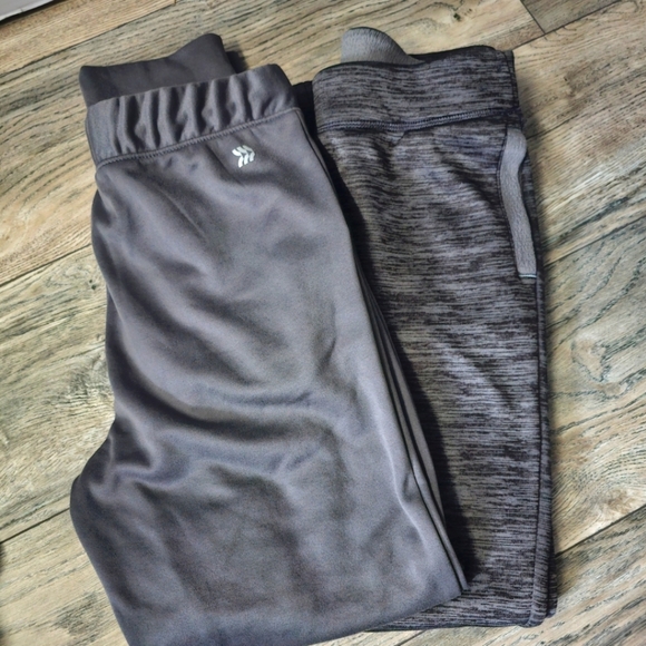 2 Pair Fleece Pull On Activewear Joggers 10/12 - Picture 1 of 6